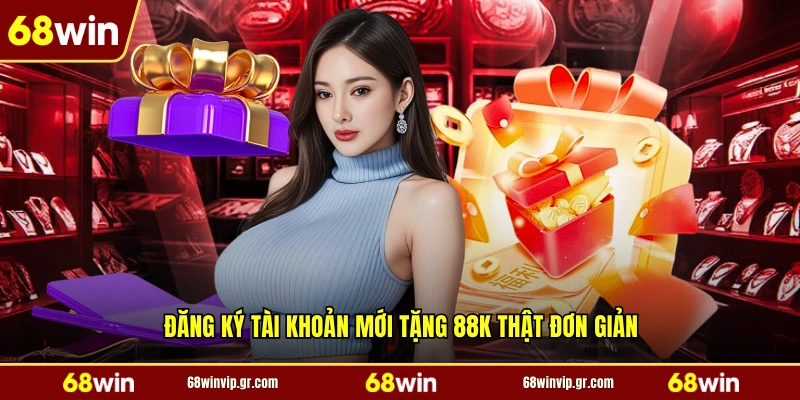 Đăng ký tài khoản mới tặng 88K thật đơn giản