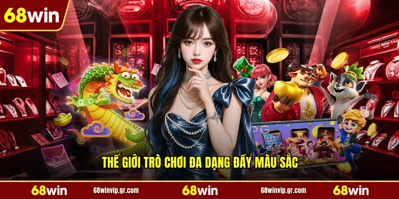 Thế giới trò chơi đa dạng đầy màu sắc
